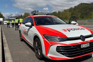 Un gros dispositif a été mis en place pour bloquer ce convoi à la hauteur de St-Maurice